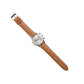 Camel ostrich leather watch strap