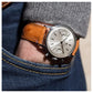 Camel ostrich leather watch strap