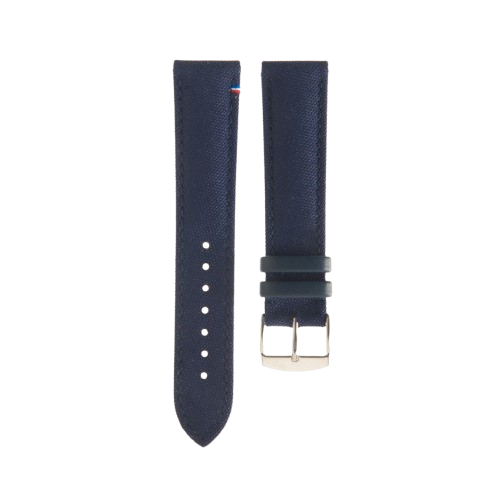 TAMPA navy canvas watch strap