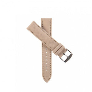 LARMOR PLAGE white linen canvas watch strap
