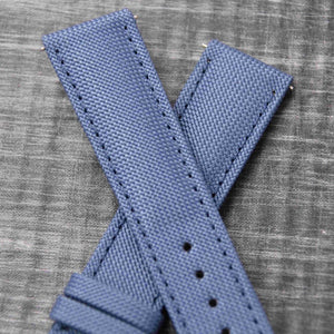 LARMOR PLAGE Breton blue canvas watch strap
