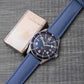 PORT LOUIS Breton blue canvas watch strap