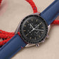 PORT LOUIS Breton blue canvas watch strap