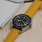 PORT LOUIS yellow canvas watch strap