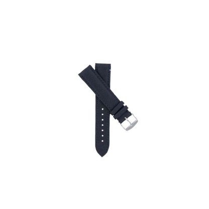 PORT LOUIS black canvas watch strap
