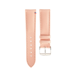 LARMOR PLAGE soft pink canvas watch strap