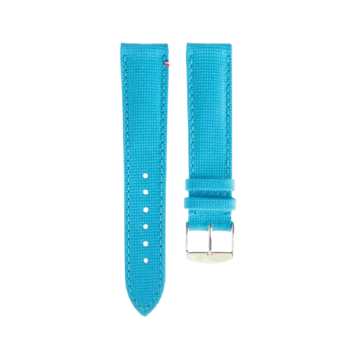 PORT LOUIS Turquoise canvas watch strap