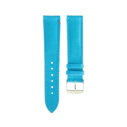 PORT LOUIS Turquoise canvas watch strap