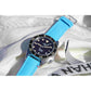 PORT LOUIS Turquoise canvas watch strap