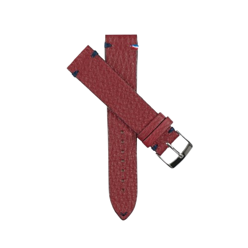 DOUARNENEZ burgundy watch strap