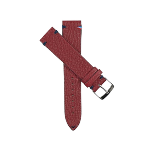 DOUARNENEZ burgundy watch strap