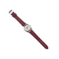 DOUARNENEZ burgundy watch strap