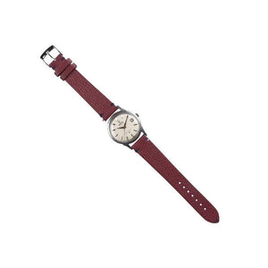 DOUARNENEZ burgundy watch strap