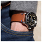 DOUARNENEZ cognac watch strap