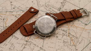 Vario 1918 Medic Cream Dial with Orange Luminescence