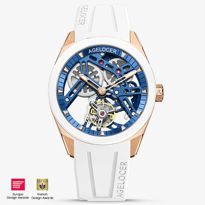 Agelocer Tourbillon Skeleton Ceramic 