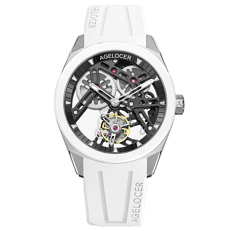 Agelocer Tourbillon Skeleton Ceramic 
