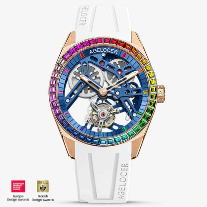 Agelocer Tourbillon Diamond Rainbow 