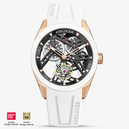 Agelocer Tourbillon Skeleton Ceramic 