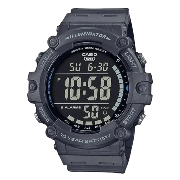 Casio Sport Grey Resin Watch AE-1500WH-8BVEF