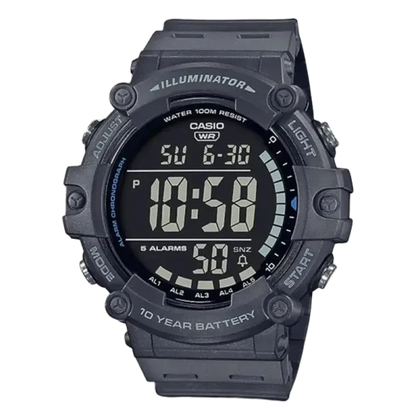 Casio Sport Grey Resin Watch AE-1500WH-8BVEF