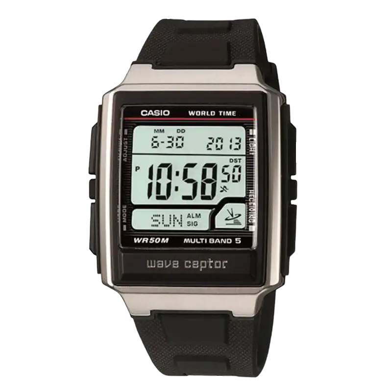 Wave Ceptor WV-59R-1AEF Rectangle Watch 