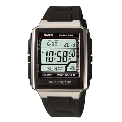 Wave Ceptor WV-59R-1AEF Rectangle Watch 