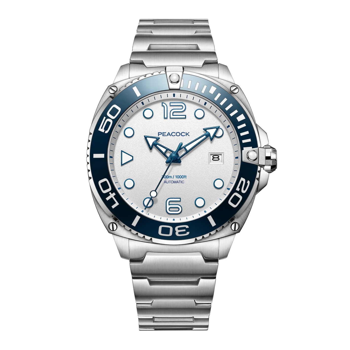 Peacock Just Dive Automatic Waterproof Watch