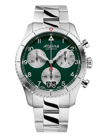 Alpina STARTIMER Pilot Quartz Chronograph Big Date 41mm