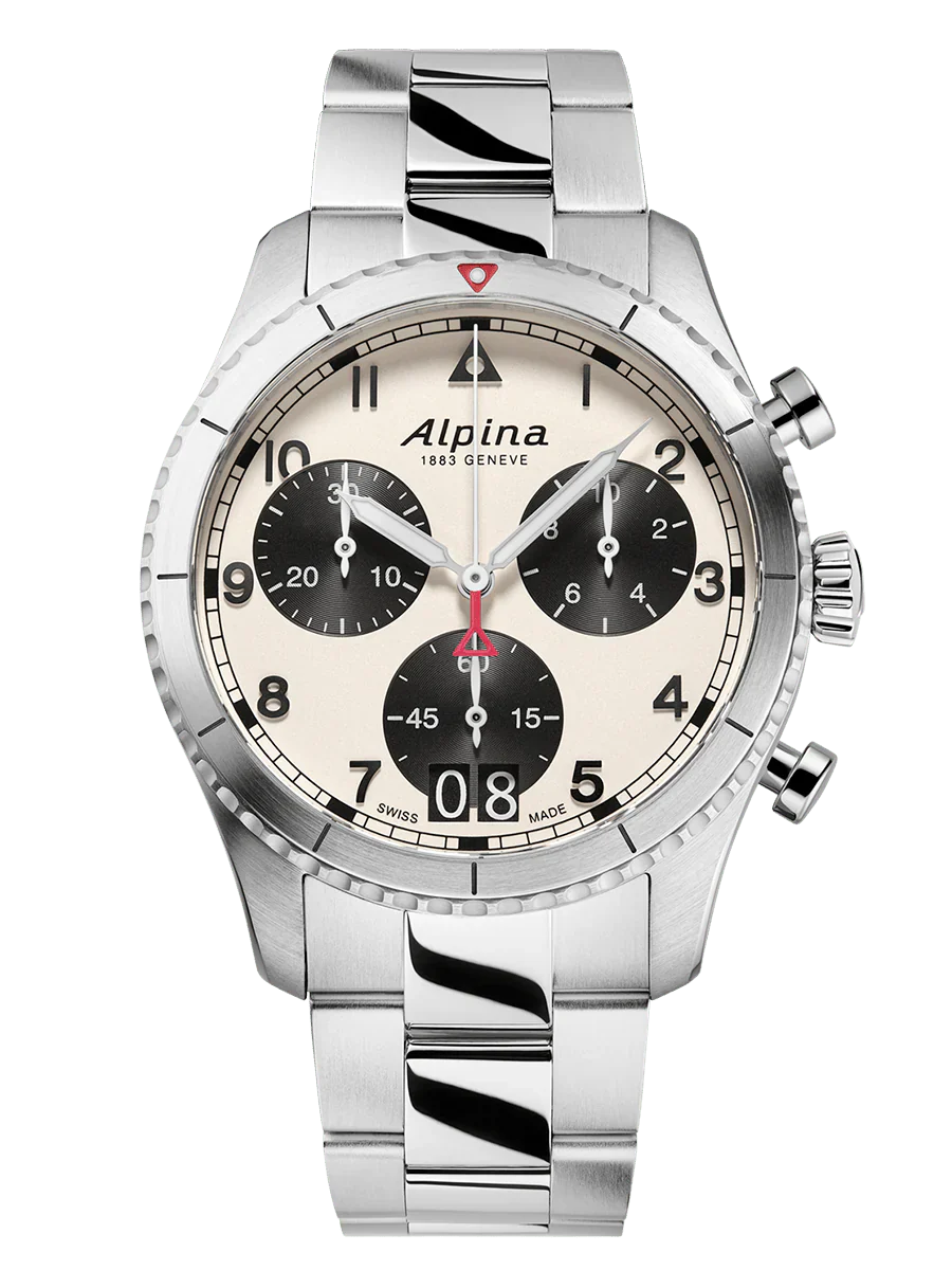 Alpina STARTIMER Pilot Quartz Chronograph Big Date 41mm