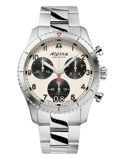 Alpina STARTIMER Pilot Quartz Chronograph Big Date 41mm