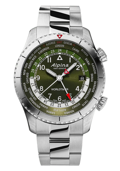 Alpina Startimer Pilot Quartz Worldtimer 41mm